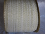 Flower Edge Eyelet Lace Per Meter 30mm Cream